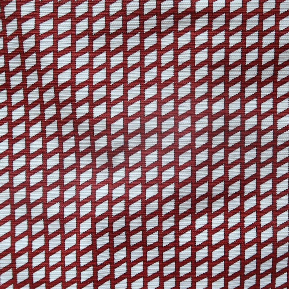 NEW Ann Taylor Factory Red & White Geometric Textured Cotton A-line Mini Skirt 6 - Picture 5 of 7
